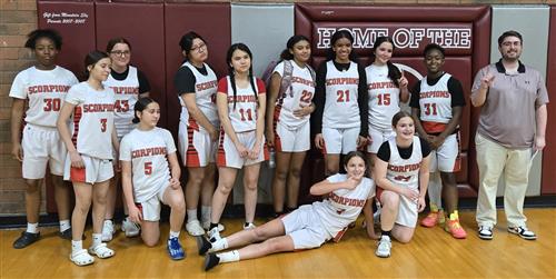2024-25 Middle School 8th grade Girls basketball Champions Desert Foothills